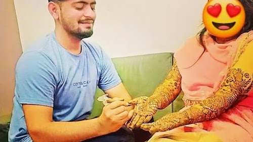 Gul mehndi art
