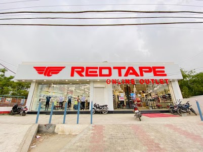 Red tape showroom