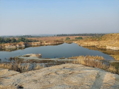 Mini blue pond