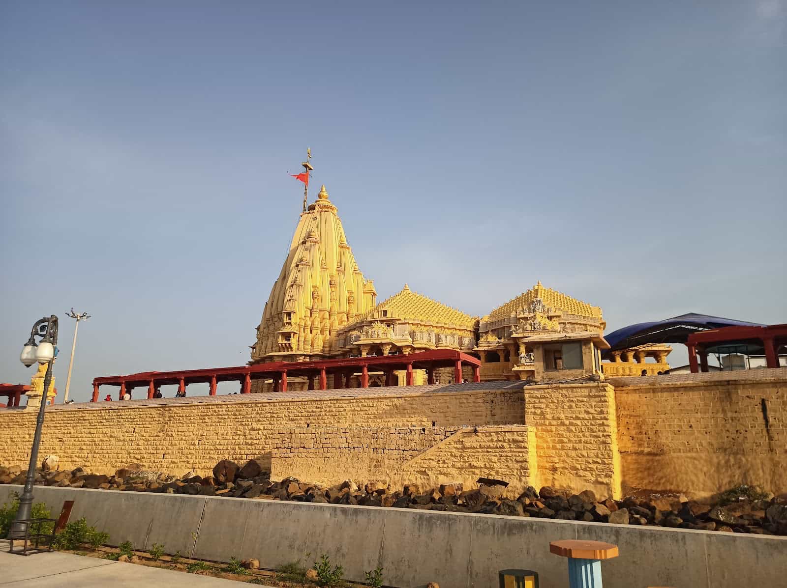 Somanth Temple and Sea View Point and Laser Show seating area