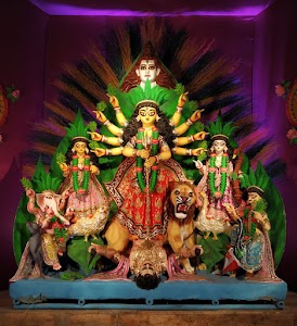 Lake Town Adhibasi Brindo Durga Puja Pandal