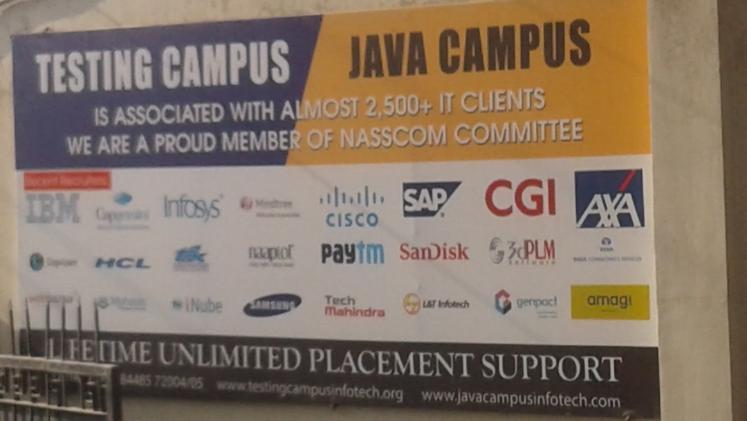 Testing campus infotech