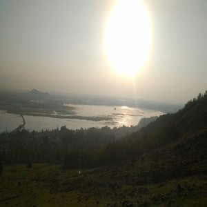 Srinagar View Point (Don't Litter)