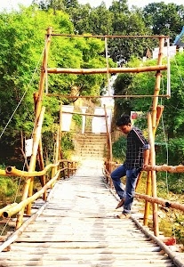 Kali ghati wooden bridge