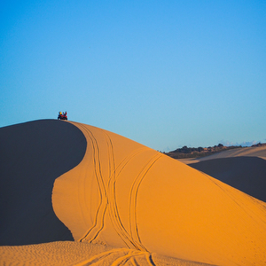 White Sand dunes for sunrise