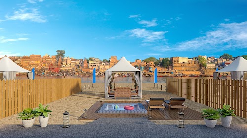 Tent City Varanasi by Praveg