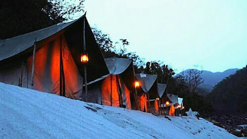 Beach Camping In Rishikesh