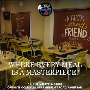 Food Fusion Amritsar/Best Family Restaurant in Amritsar/open dinning/shakes,pizzas,pastas,Indian,Chinese food in Amritsar.