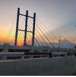 Burdwan Station Railway Overbridge