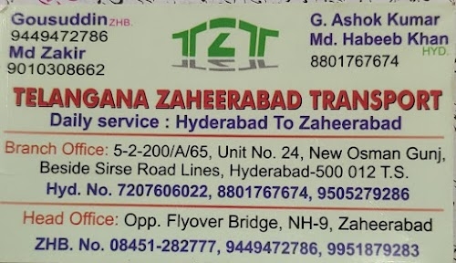 TELANGANA ZAHEERABAD TRANSPORT