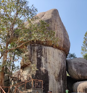 Fresco painting on rock