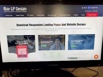 landing page design