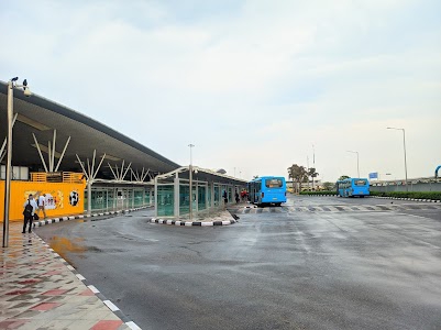 Airport Bus Lounge and bus stop