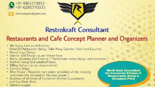 Restaurants setup Consultant (We Setup New Restaurants,Cafe, Take Away Counter, in low Cost)