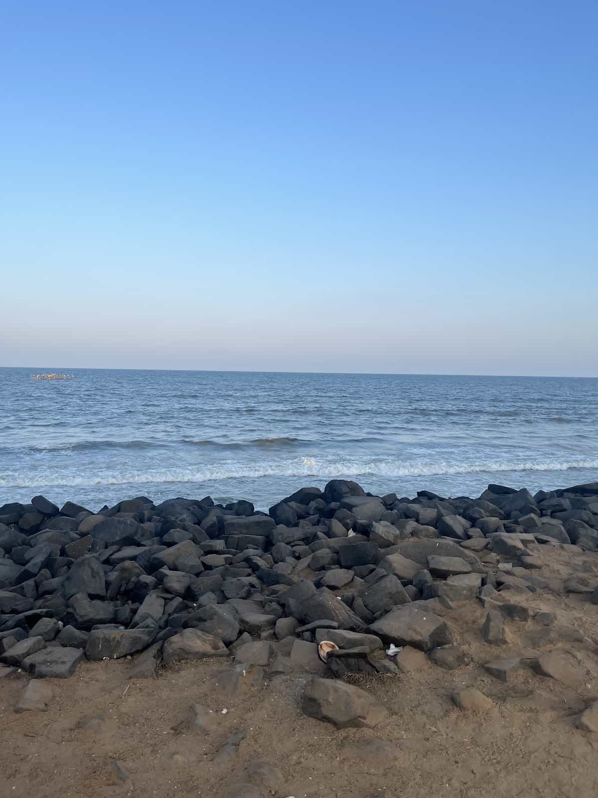 Rock beach view point