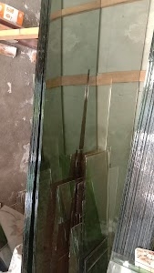 Modern glass house