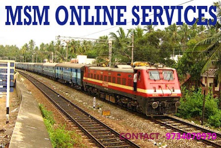Railway Ticket Booking Agency-(IRCTC Authorised)( MSM ONLINE SERVICES)
