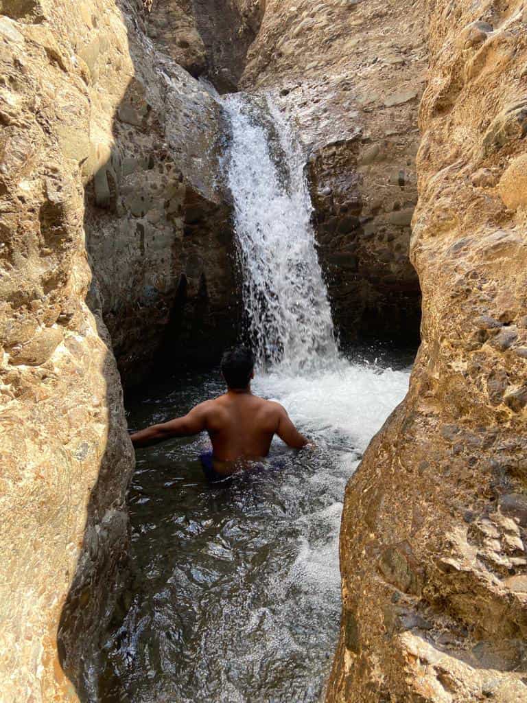 Masafi rain waterfall