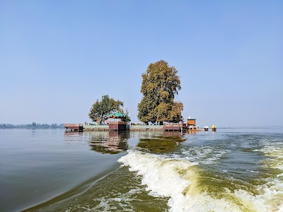 Char Chinar Dal lake چار چنار ڈل جھیل