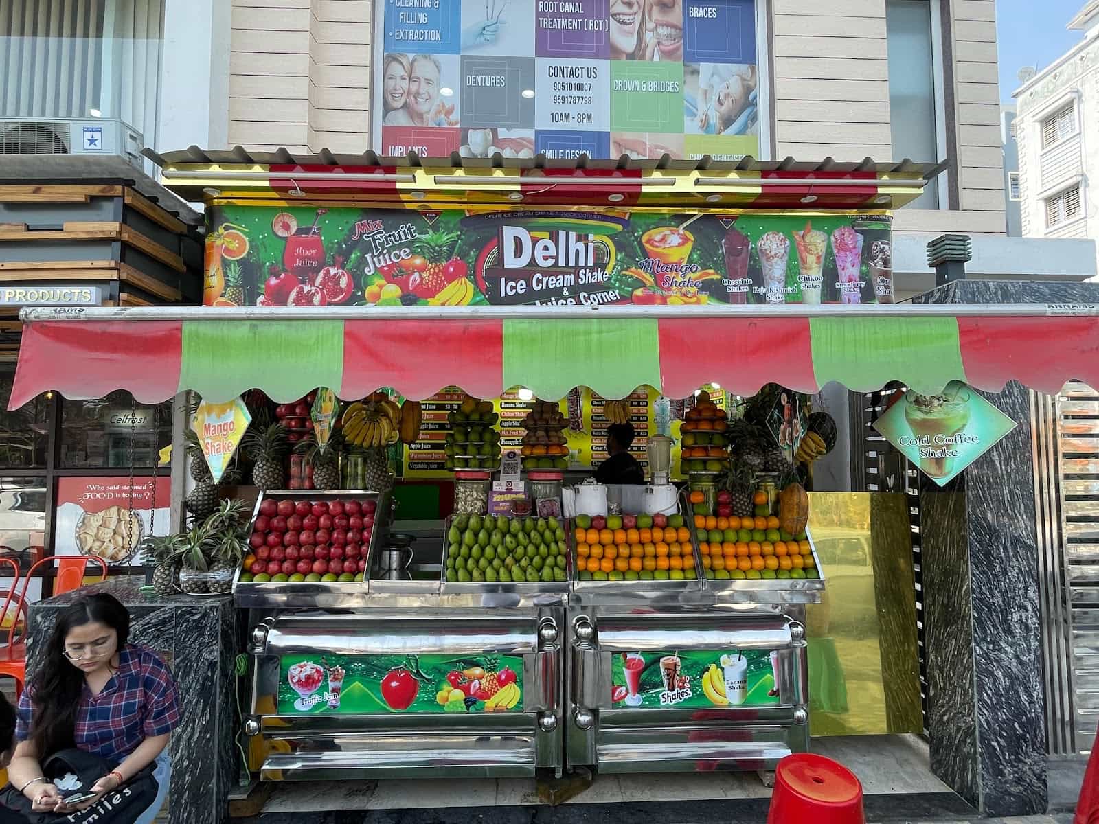 Delhi ice cream shakes and juice centre